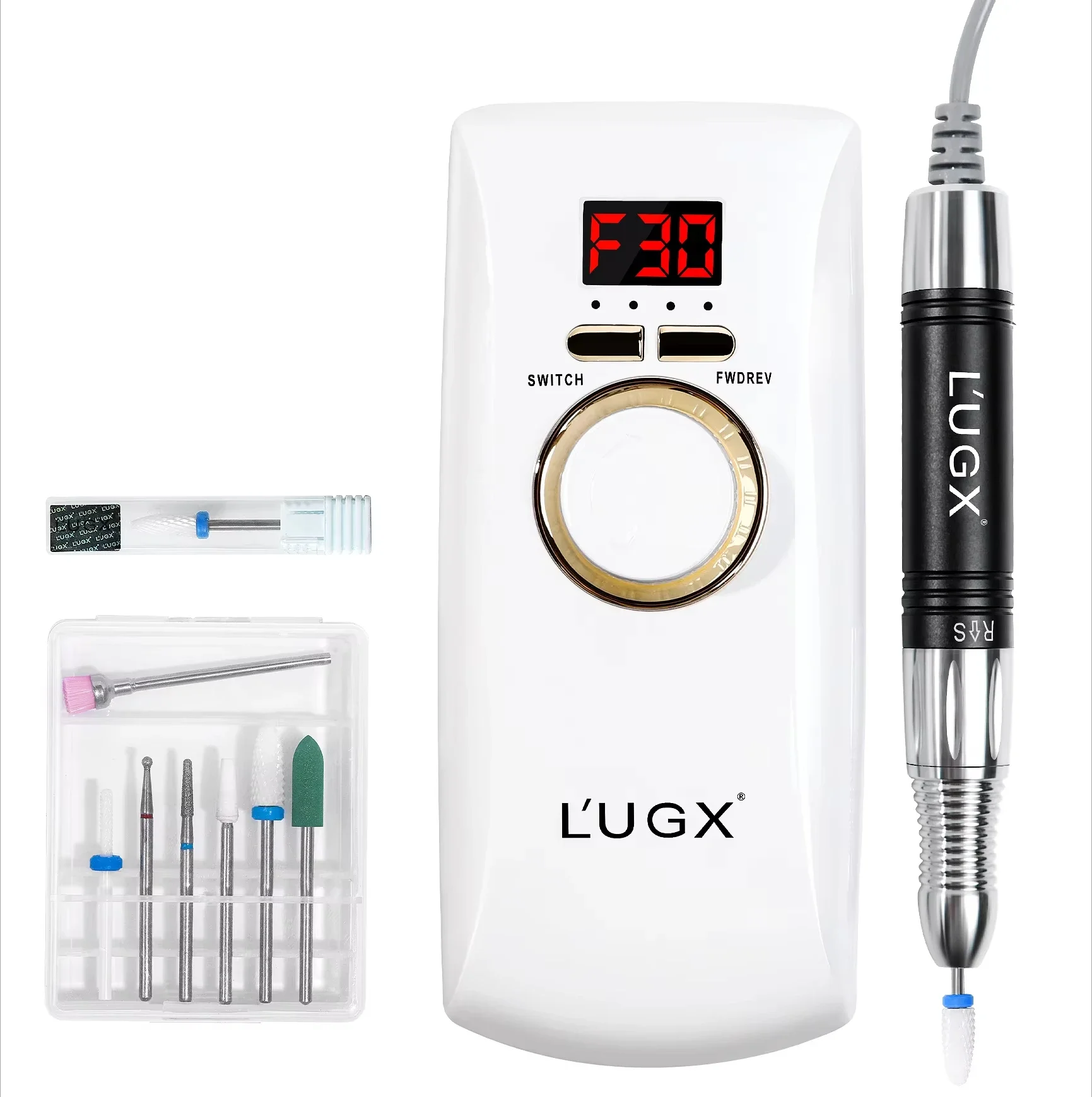 

Popular Professionals 30000 Rpm Wireless Nail Drill Machine Cordless Electric Rechargeable Portable Nail Drill