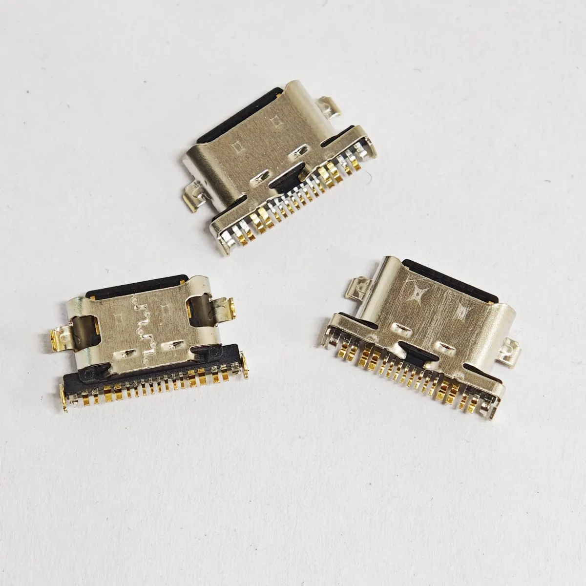 10-20pcs USB Charging Charger Port Dock Connector Socket Jack USB Dock For Vivo V40 SE/V40 5G/Y28 2024/Y300 Pro/Y19e image 3