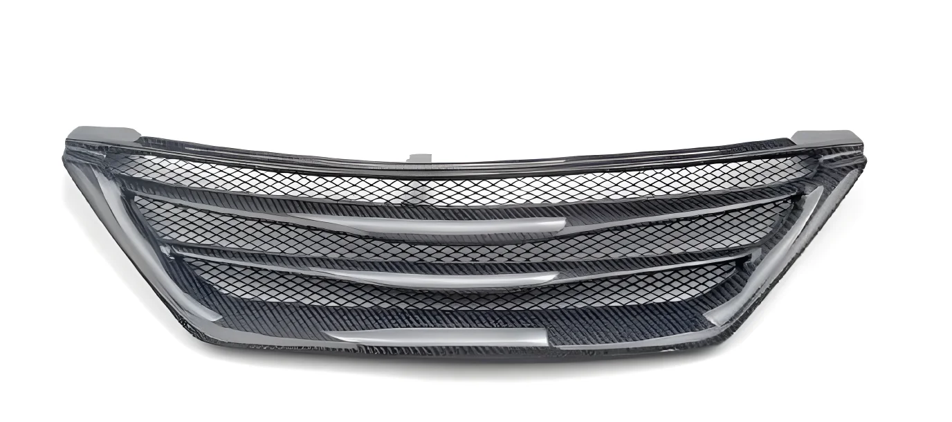 

GS Racing Car Front Grill Grille Fits TOYOTA MARK X REIZ 2005-2009/2010-2013 FRP Real Carbon Fiber Car Accessories Auto Tuning