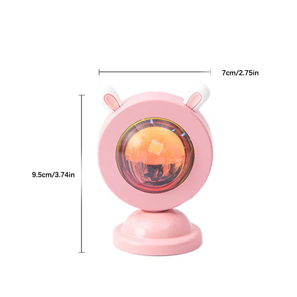 Desktop Sunset Projection Night Light, Table Lamp, Atmosferas Presentes, Sala de estar, Tipo Dormitório, Bonito, Moda