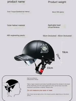 2025 For Cafe Racer Chopper Scooter Safety Hard Hat Half Face Vintage Summer Cap Motorcycle Half Helmet Baseball Cap Style - Image 6