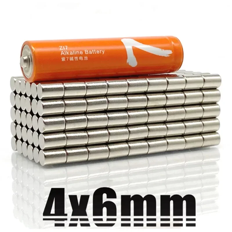 20-1000pcs 4x6mm Magnet Small Round Craft Diy Fridge Office Whiteboard Science Refrigerator 4*6mm Accessory