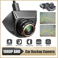 DC 12V~24V Car Backup/Front/Side View Camera with Guideline AHD 1080P Reverse Rear Cam Adjustable Lens for Car Trailer Camper