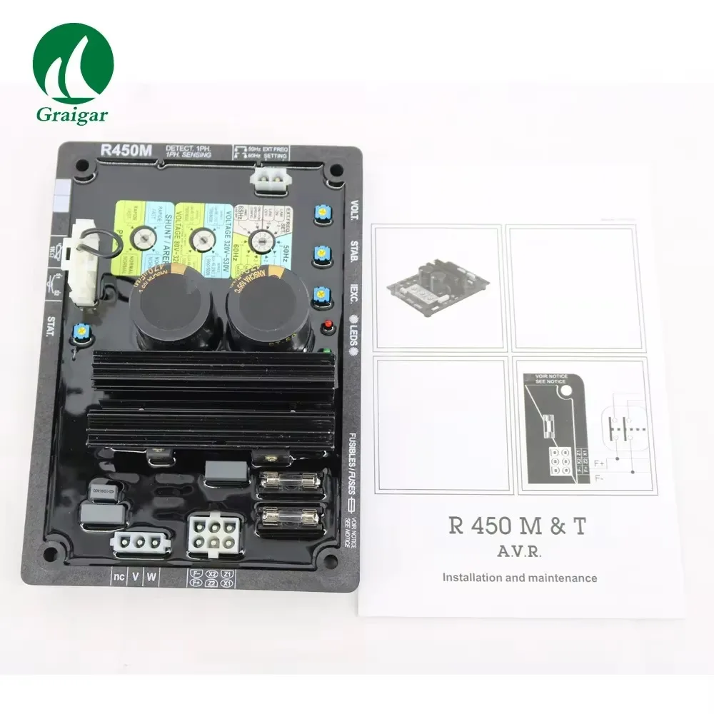Phase Automatic Voltage Regulator for Brush Generator AVR Circuit Diagram R450M