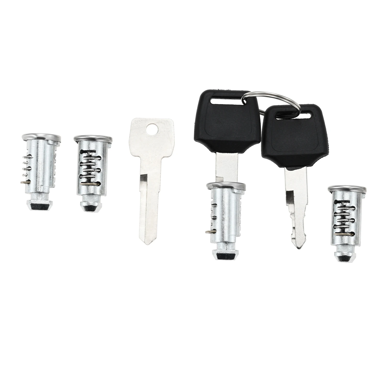 4 Pcs Lock Core W/ 2 Key Replacement Key Cylinder for Thule Bike Rack Roof Rack Kayak Rack&More Compatible with All Thule Lock
