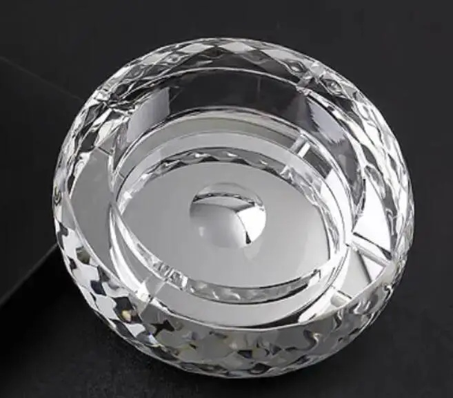 15cm Diameter Pineapple Grain Crystal Ashtray High grade Round Ashtray