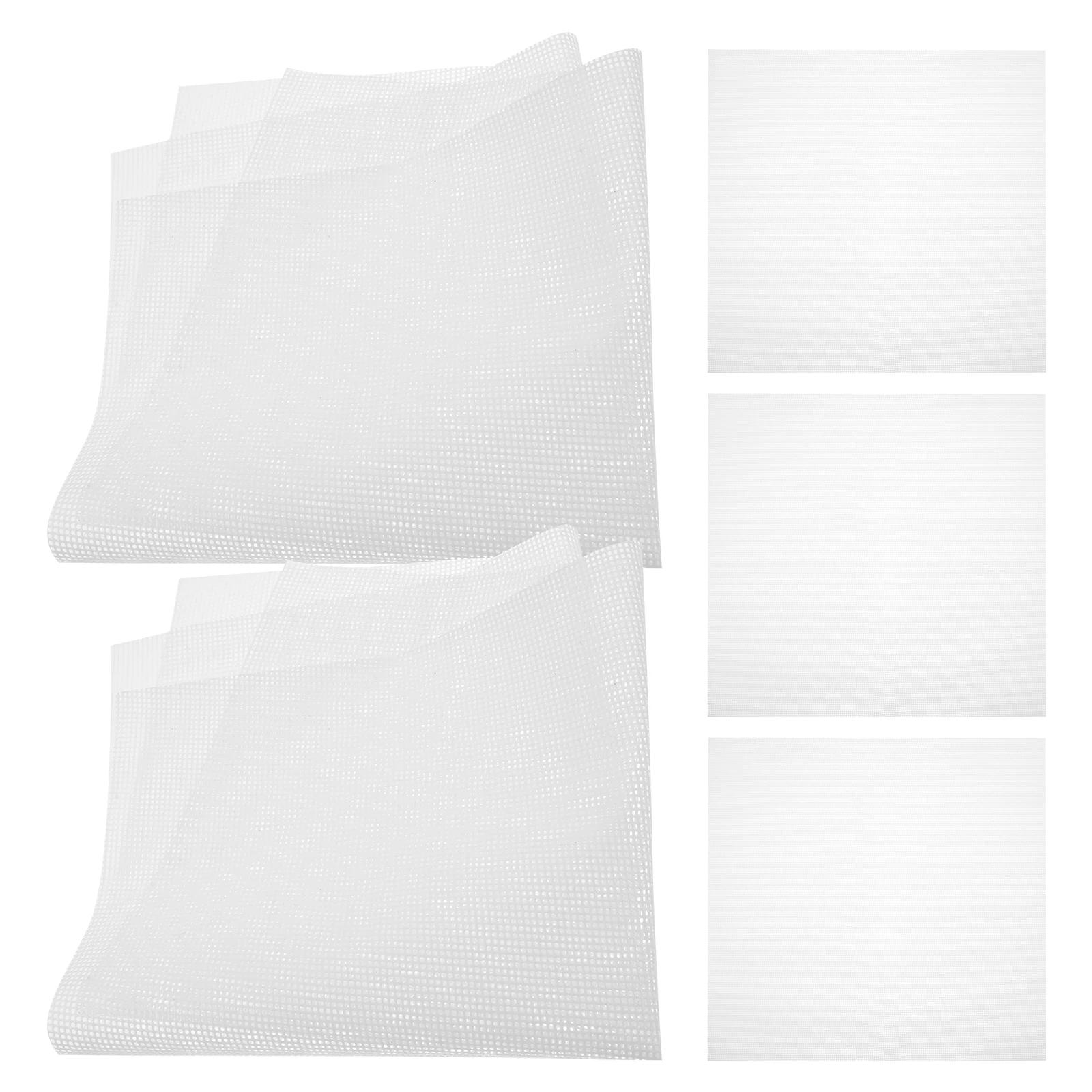 

5 Pcs Silicone Baking Mats Reusable Food Dryer Pads Non Stick High Temperature Resistant Mesh Dehydrator Sheets for Tray