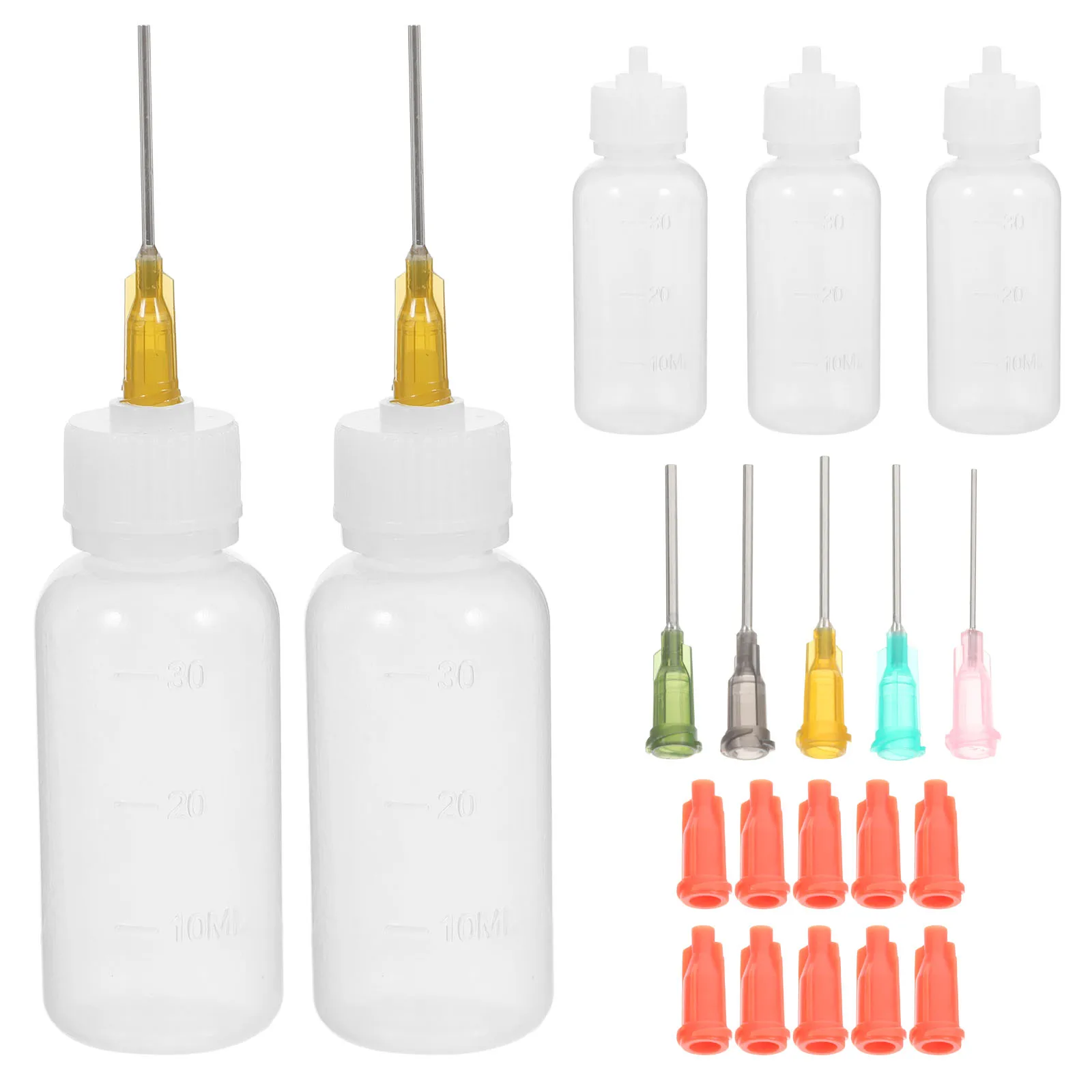 

Dispensing Bottle Set Craft Glue Fine Tip Oil Squeeze Liquid Tie Dye Portable Reusable Precision Control Multifunctional