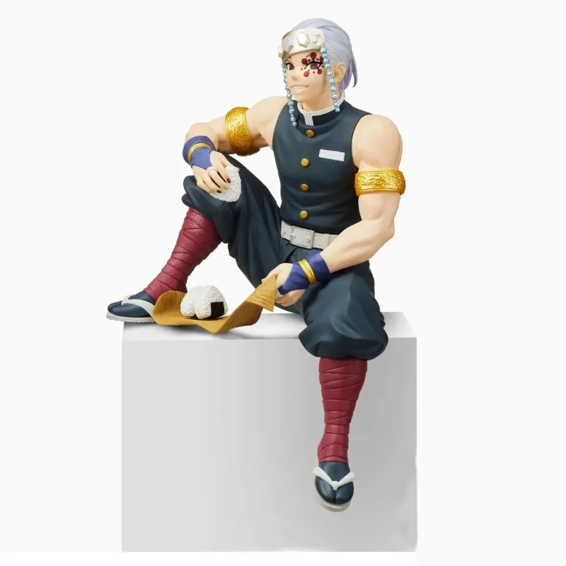 Uzui Tengen Tomioka Giyuu عمل الشكل شيطان القاتل موضة رائعة 15 سنتيمتر زخرفة عمل نموذج لجسم اللعب #3