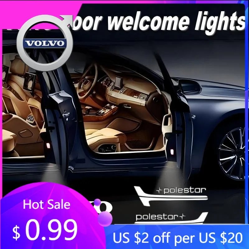 

Крышки ступицы 2 шт. Автомобильный дверной светильник Проектор Добро пожаловать Свет для VOLVO XC90 XC60 XC40 V90 S90 V40 V60 S60 S80 Автомобильные аксессуары RDESIGN Log