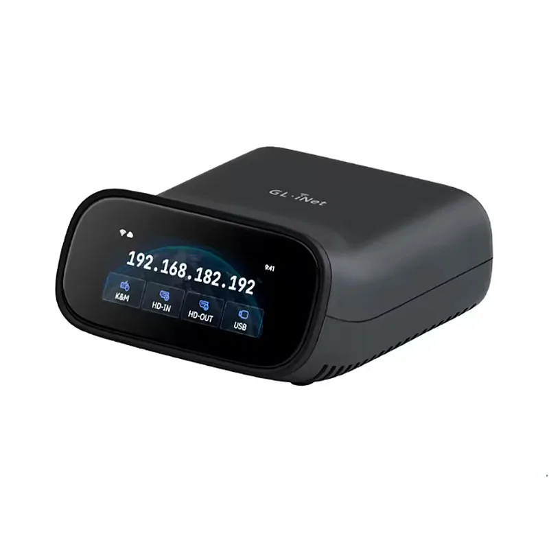 GL.iNet Comet Pro (GL-RM10) Remote KVM Wi-Fi 6 4K@30Hz Passthrough Touchscreen 32GB eMMC Remote Access Disaster Recovery