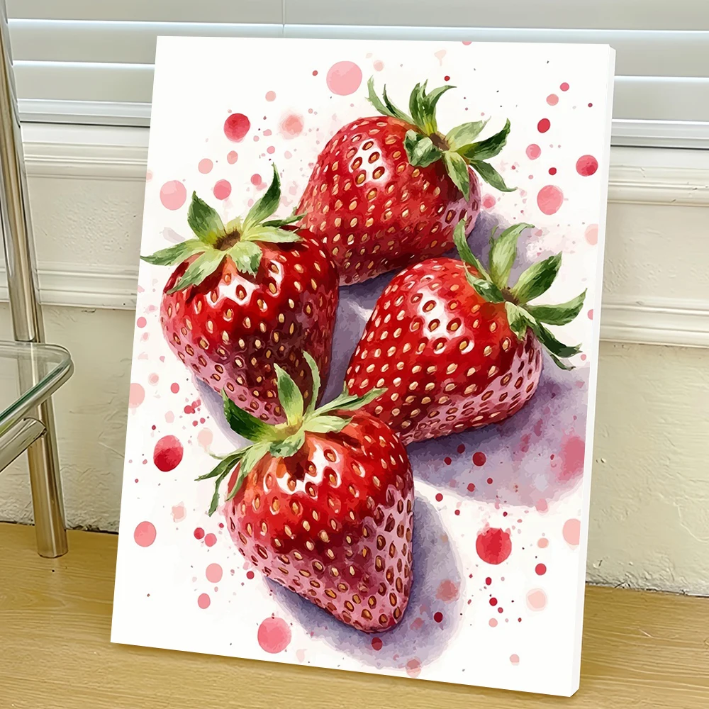 Painting By Numbers Strawberry - đánh giá và giá Diy Elektronik