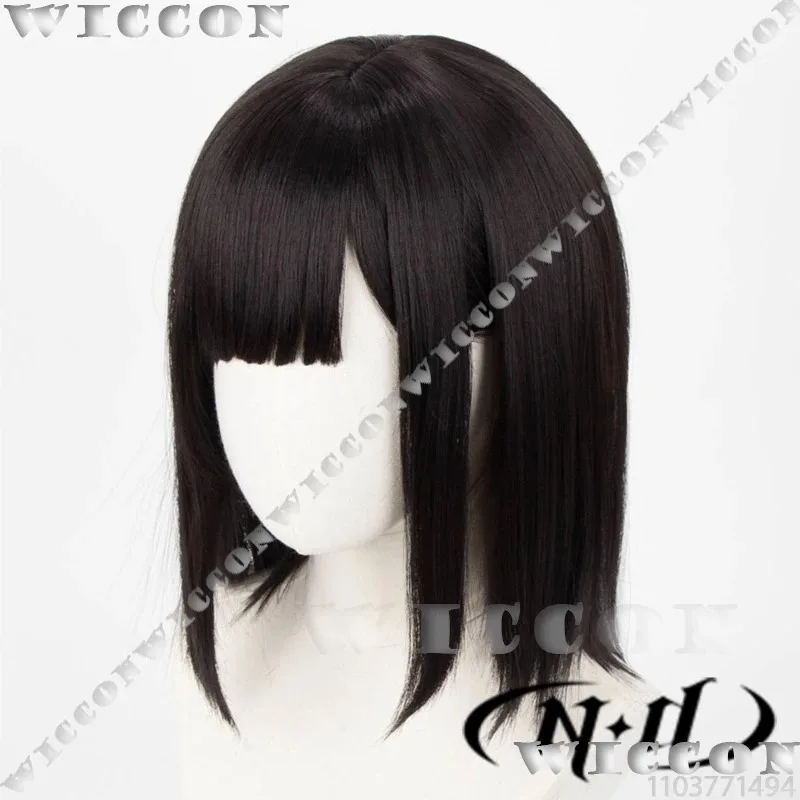 Jo Rin Qiao Ling Anime Link Fare clic su Cosplay Prop Nero Corto Bobo Capelli Carino Jk Ragazza Donne Halloween Party Cos Vestito Personalizzato
