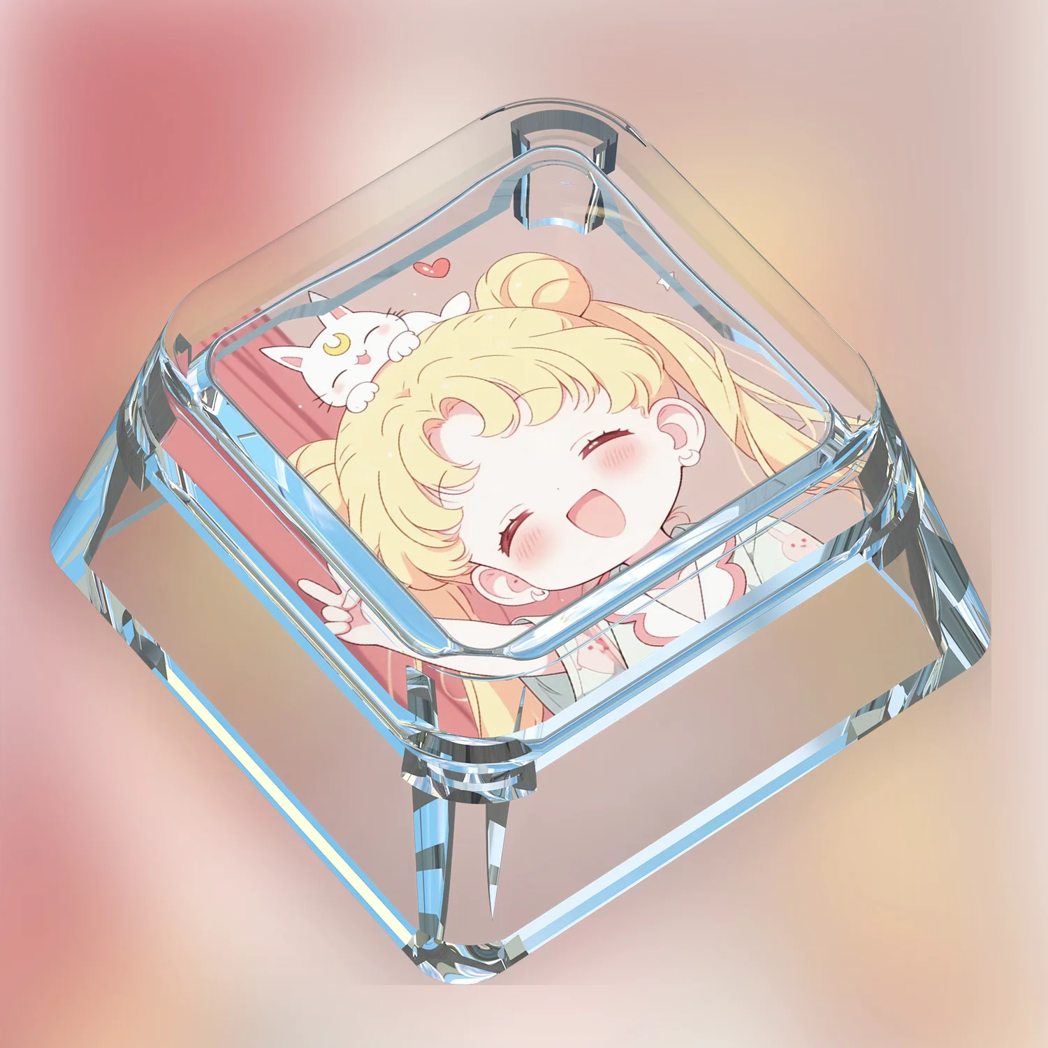 13 Models Tsukino Usagi Q Version Mechanical Keyboard Keycap Tsukino Usagi Personalized Creative Light-Transmitting Keycap