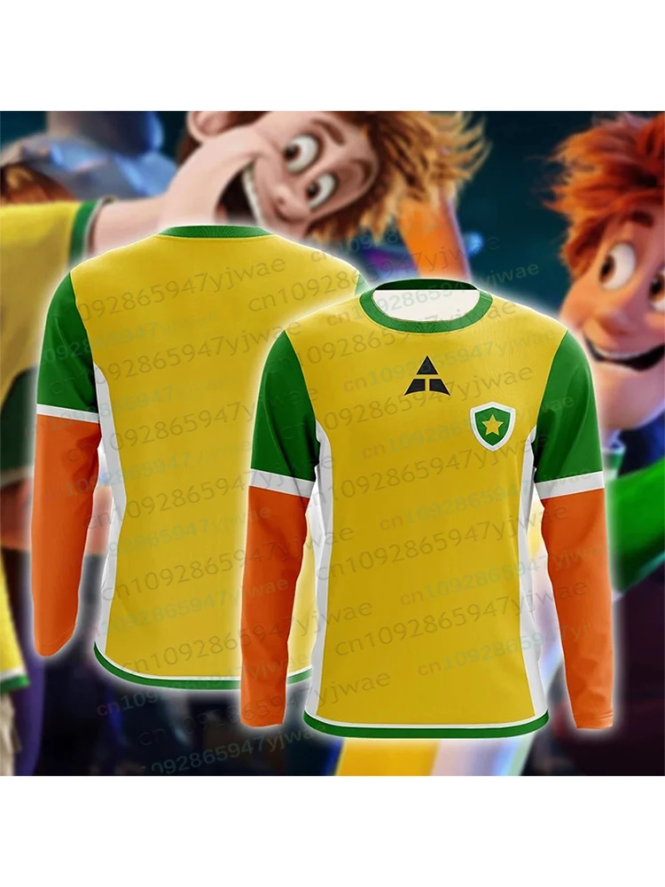 Jonathan Cosplay Costume Hotel Cartoon Movie Transylvania Tees Halloween Party Clothes Autumn Fashion Men's Long Sleeve Tshirt