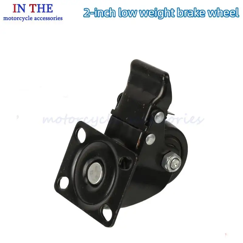 Industrial-Grade Heavy Duty Rubber Wheel Casters: 360° Rotation Brake-Equipped to Secure Furniture & Heavy Equipment Placement