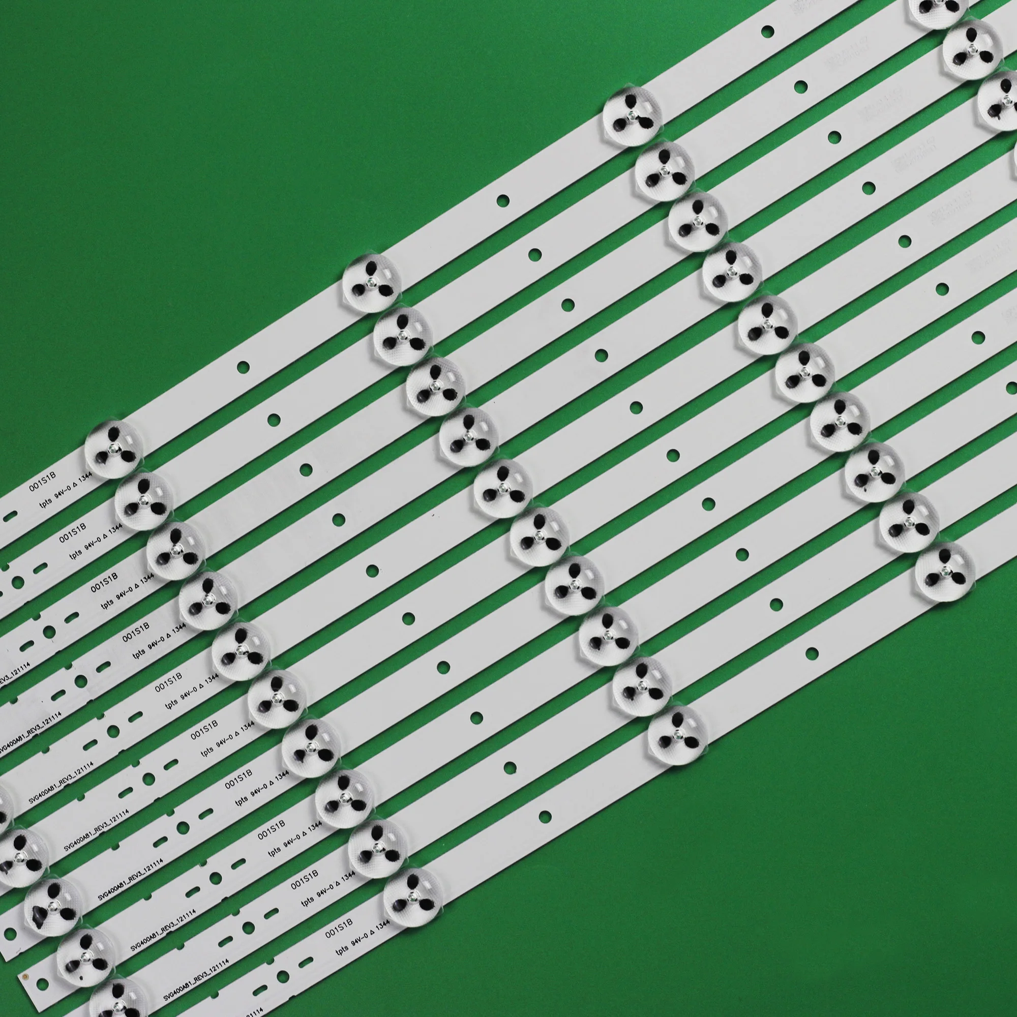 Tira de retroiluminação LED para KDL40R450A, KDL-40R473A, KLV-40R470A, KLV-40R476A, SVG400A81 _ REV3 _ 121114, S400H1LCD-1, 5LED, 395mm, 10PCs, Novo