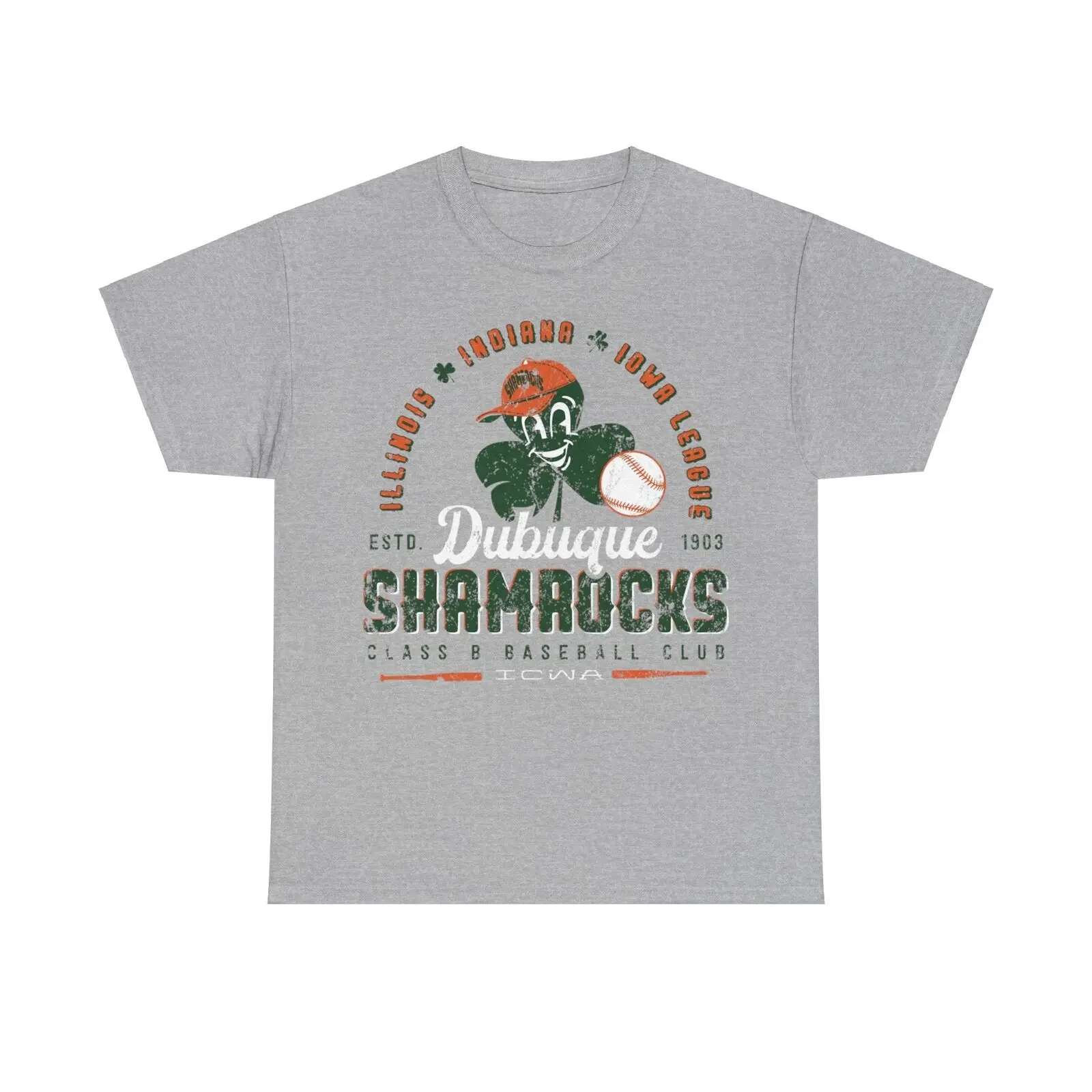 Dubuque Shamrocks Est 1903 Iowa Baseball T shirt