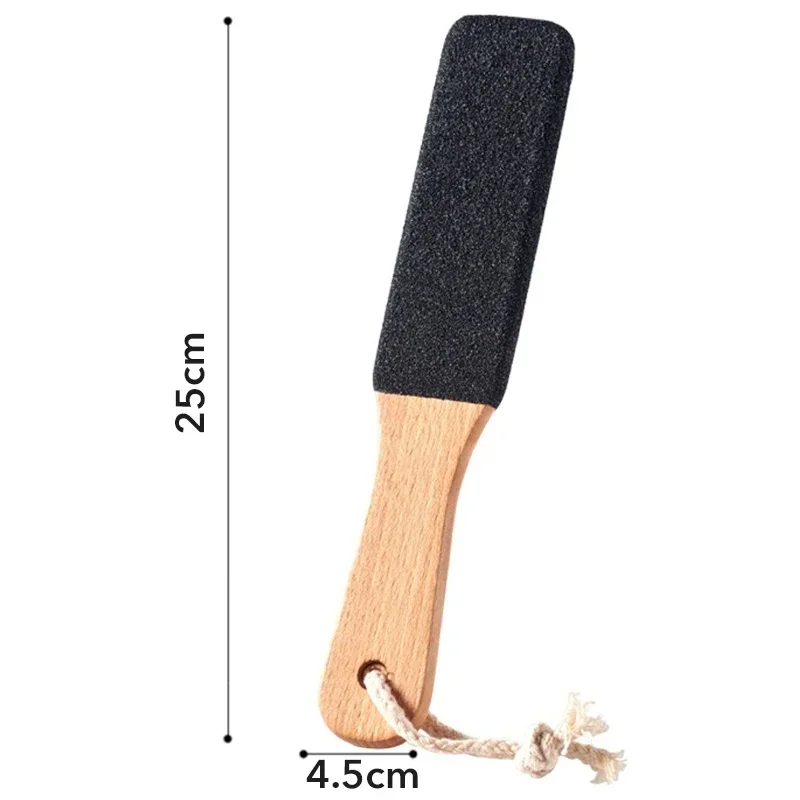 1PCS Professionale Pedicure Raspa Strumento per Pelle Morta Crepa Tacchi Legno di Faggio File Del Piede Raspa Callo Rimozione Del Piede Scrubber