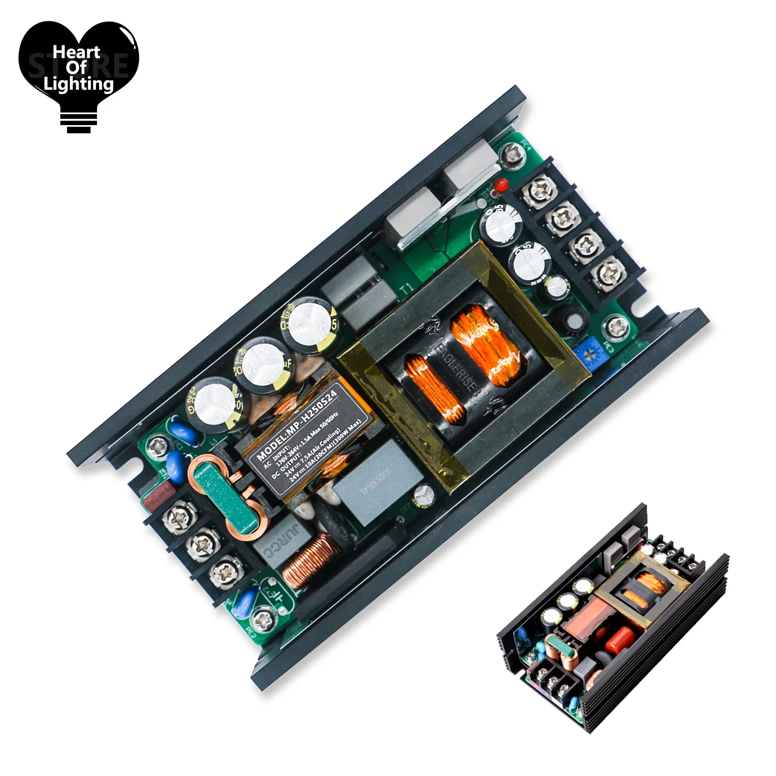 180W 250W LED Driver DC 12V 19V 24V 48V Power Supply Unit AC 110V 220V Transformer With 20CFM 250W 300W Power Adapter for leds