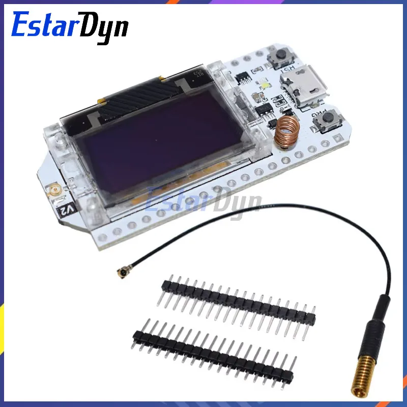 SX1276 ESP32 LoRa 868MHz-915MHz 0.96 بوصة شاشة OLED زرقاء بلوتوث WIFI Kit 32 لوحة تطوير