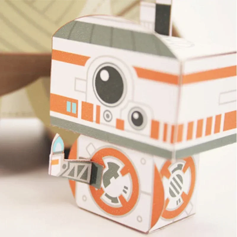 LONE SCAVENGER Paper Model Mini 3D Cube Figure Papercraft DIY Kids Adult Origami Art Handmade Craft Toys FC-010