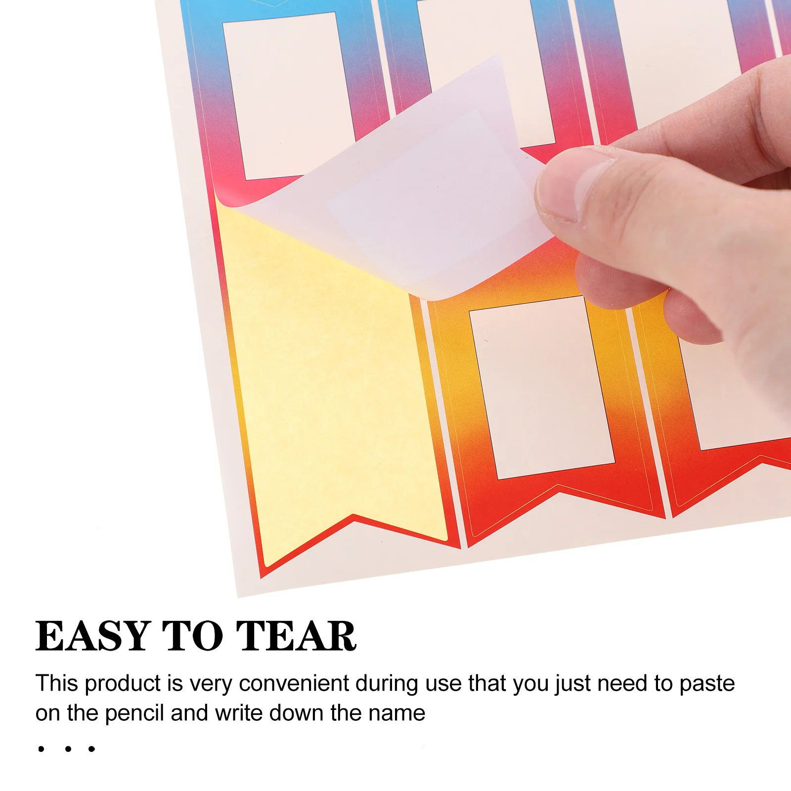 

1 комплект, цветные школьные наклейки, клейкие этикетки с флагами, наклейки для маркировки карандашей, многофункциональные бирки для заметок «сделай сам», канцелярские товары