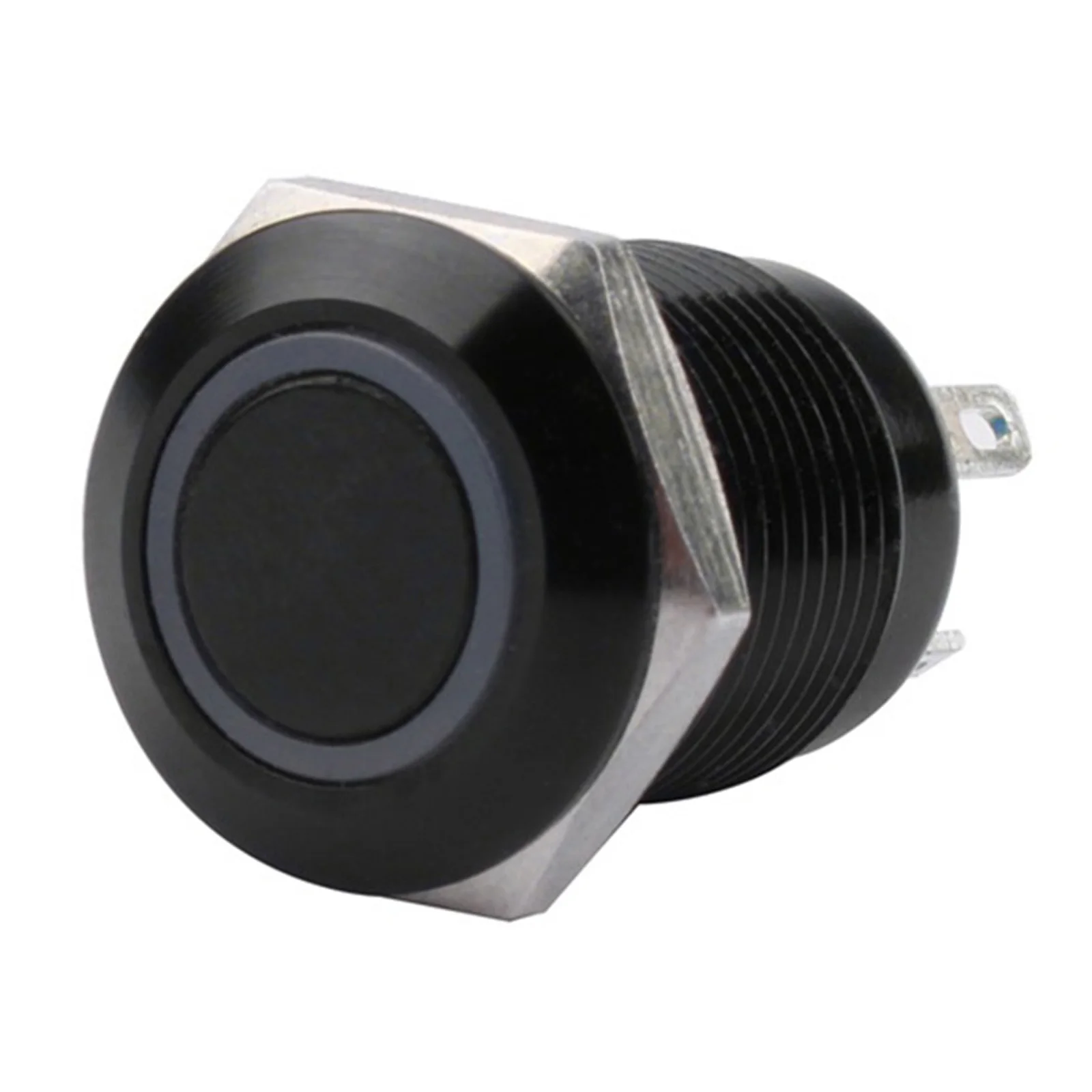

Indoor & Outdoor Waterproof 12mm Metal Button Switch Momentary Type Function Easy Installation Flame Retardant Base