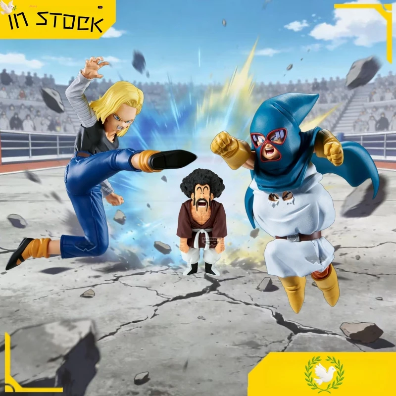 

Коллекционная фигурка Banpresto Dragon Ball Z Match Makers: Андроид 18 против Мистера Сатаны, оригинальная японская версия, в наличии