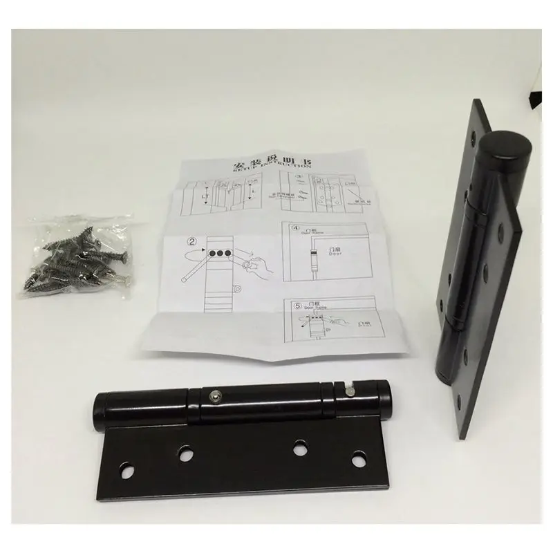 A96I-Heavy Duty Spring Hinges, 5" Self Closing Automatic Soft-Close For Left/Right And Interior Doors