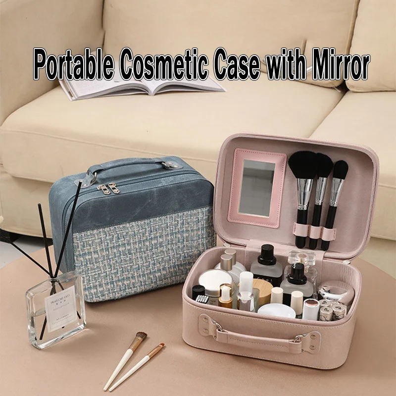 

Hot-selling cosmetic bag portable large-capacity travel portable cosmetic case household cosmetic storage bag