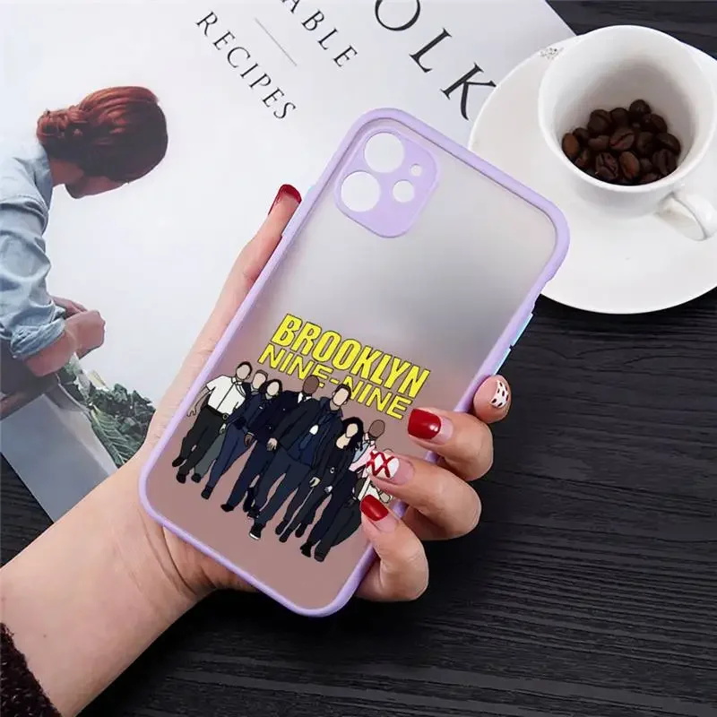 Fashion Brooklyn Nine Nine 99 Phone Case for IPhone 12 11 13 14 15 Pro XR XS MAX SE2 7 8Plus X Hard Matte Transparent Back Cover