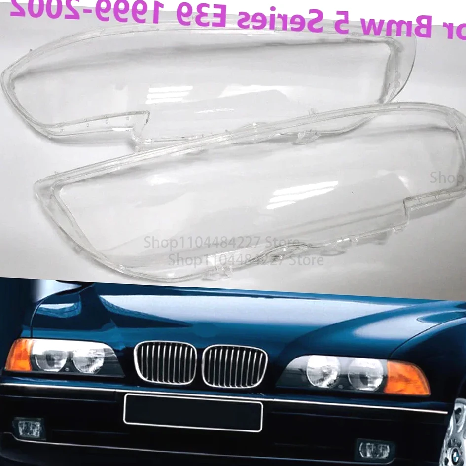 

Introducing！ For Bmw 5 Series E39 1999 2000 2001 2002 Car Headlight Lampshade Cover Shell Glass Lens Automobiles Head Light Lamp