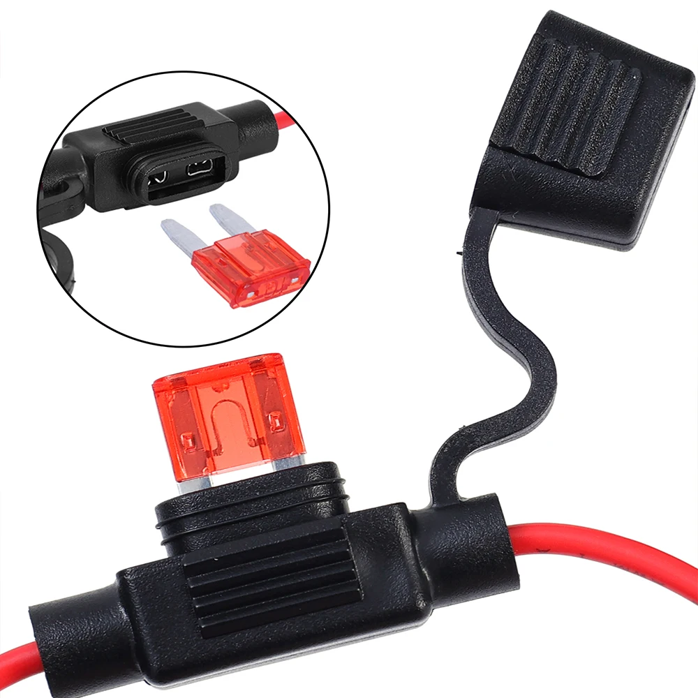 Adaptador de circuito adicional APM, Mini hoja Micro 12V, soporte para caja de fusibles de coche, adaptador ATM de seguro Motri, toma de fusible a prueba de agua, 5 uds.