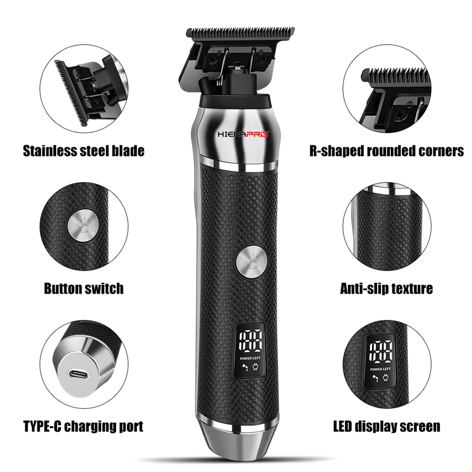 New Electric Hair Clipper Oil Head Carving Hair Trimmer For Men Professional Barber Salon Hair Cutting Machine Shaving Razors