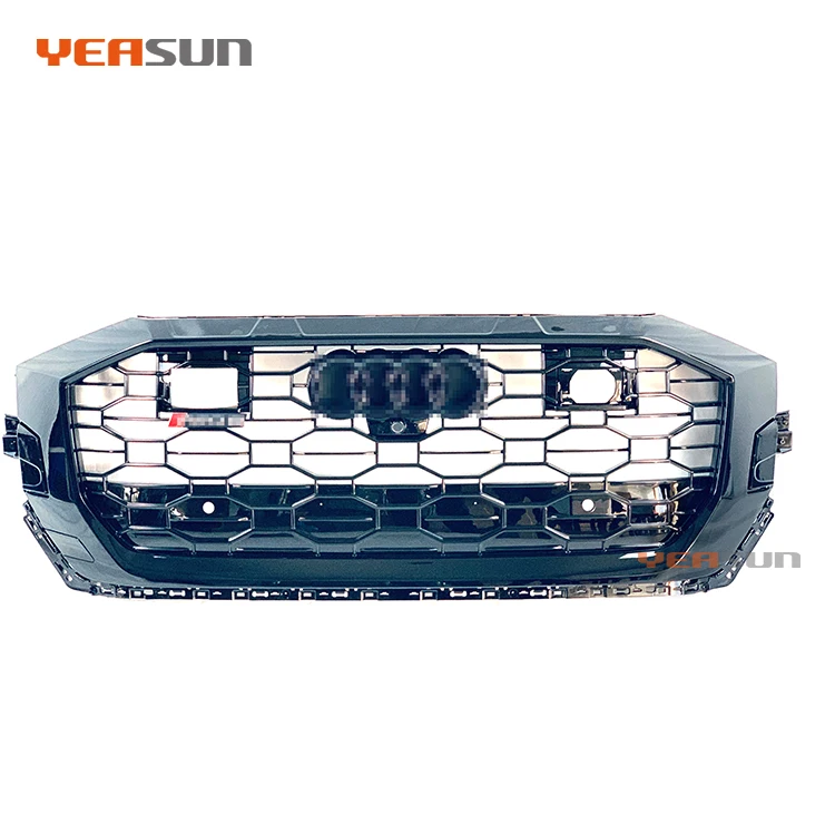 High quality RSQ8 style front grille with ACC  for audis Q8  2020 2021