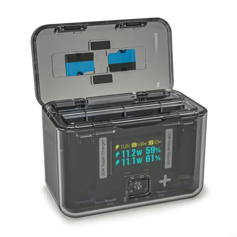 

Q1JF Fast & Efficient Charging Box USB Charging Box Flexible Charging Option Convenient Battery Efficient for Camera