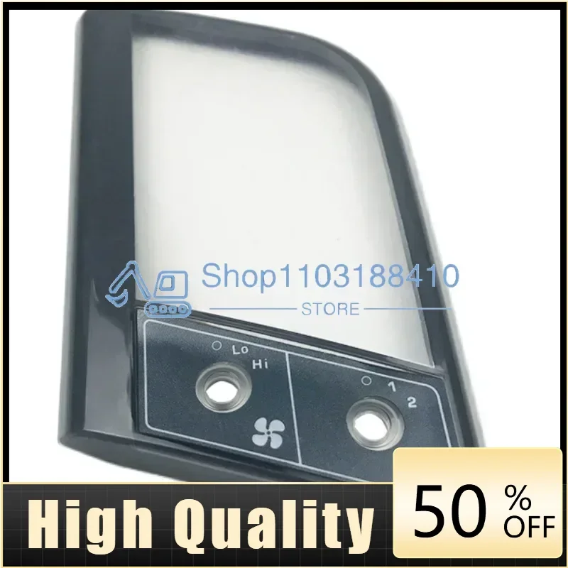 shell dcorative panel meter cover high quality excavator accessories black for 60-7 meter housing 120-20-6 meter display