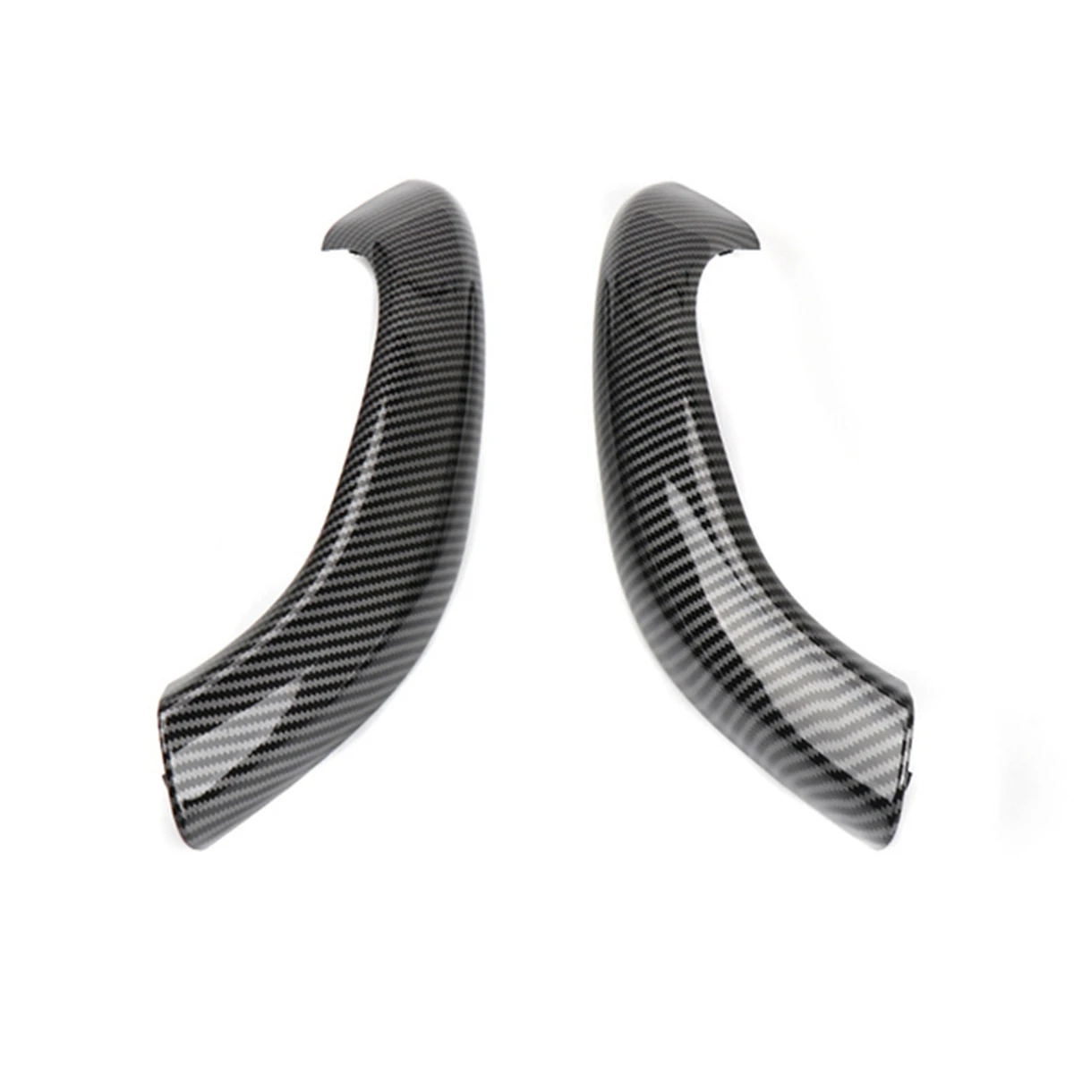 Накладка на ручку из углеродного волокна для внутренней двери автомобиля-BMW X1 X2 F48 F49 F39 2017-2022