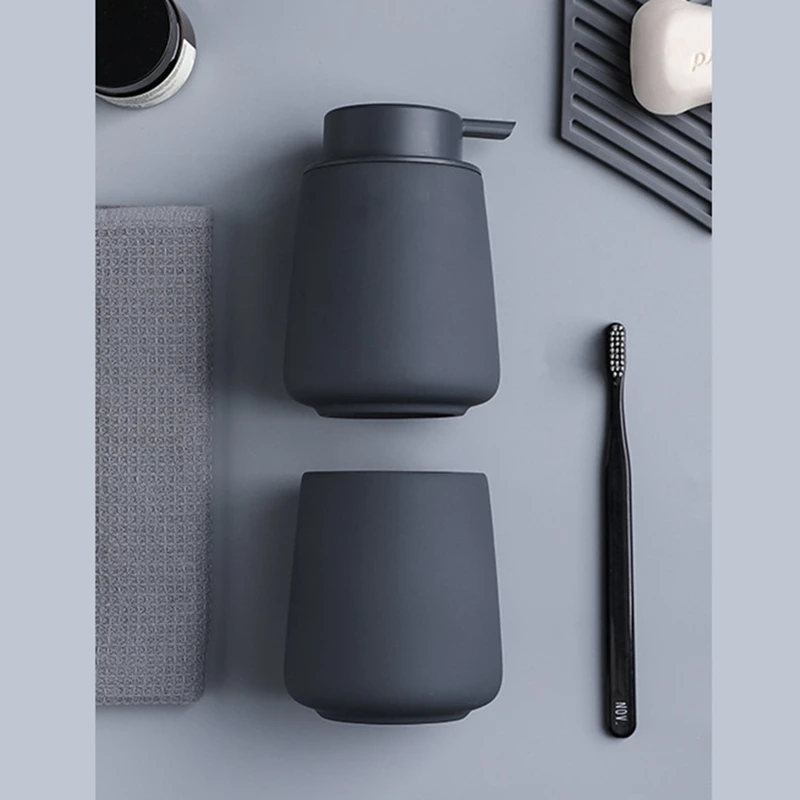 زجاجة يد من السيراميك للحمام ، جل الاستحمام ، ملحقات الحمام