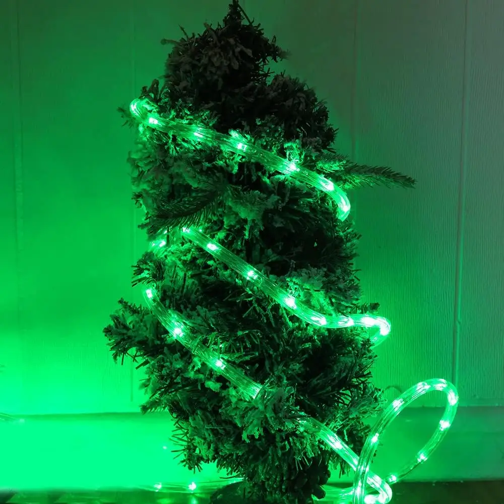 100M 360 LED Waterproof Rope Lights 110V Connectable Indoor Outdoor Led Rope Lights for Deck Patio Pool Camping Bedroom Decor