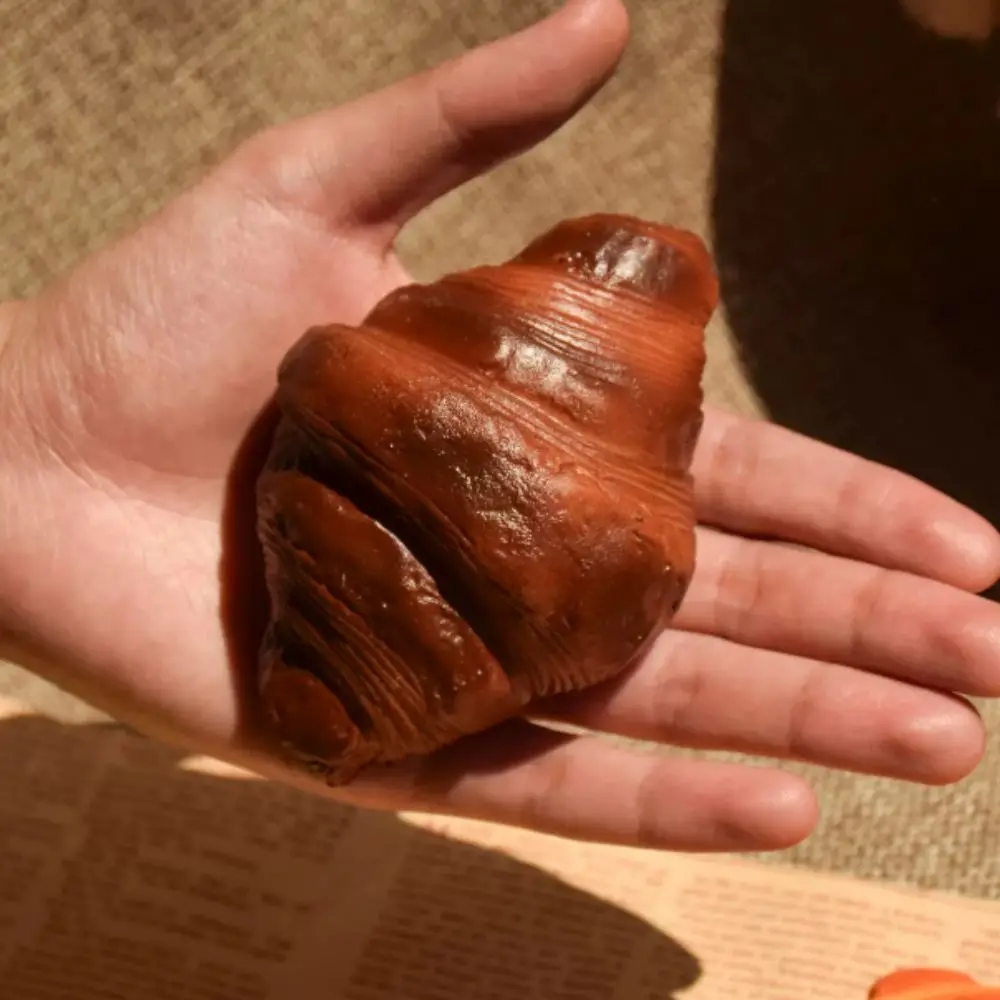 Sticky Food Artificial Bread Fake Simulation Slow Rising Croissant Squishy Hand Relax Cartoon Soft Rebound Birthday Gift