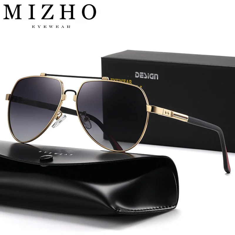 

MIZHO Hot Elastic Women Sunglasses Pilot Unisex Polarized Alloy Strong UV Protection Glasses Men Driving