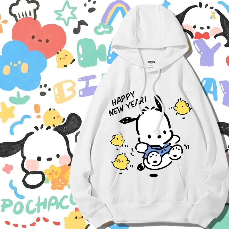 

Sanrio Pacha dog joint hoodie women hooded loose little casual bf coat clothes