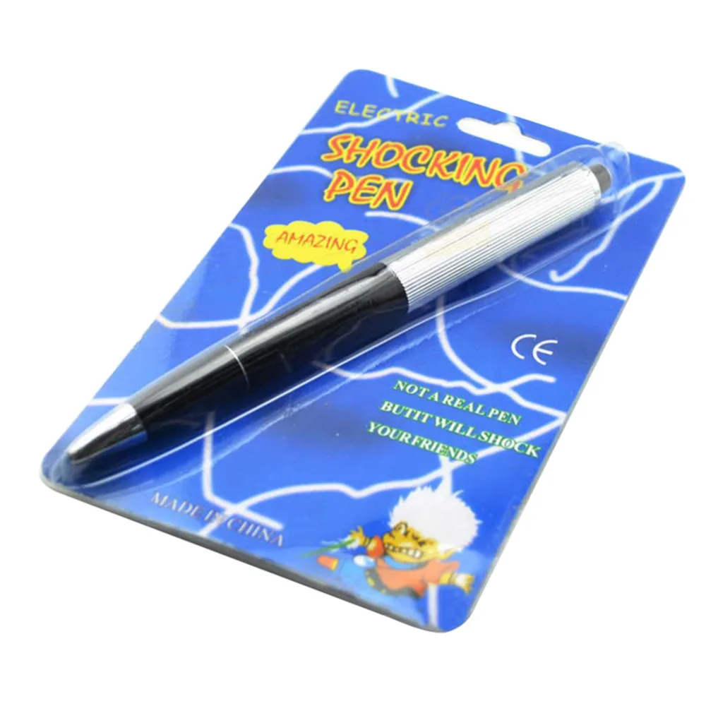 Funny Electric Shock Pen Electroshock Toys For Kids Adult Electric Joke Prank Tricks Toys Trick Shocker Pen Toy Gift