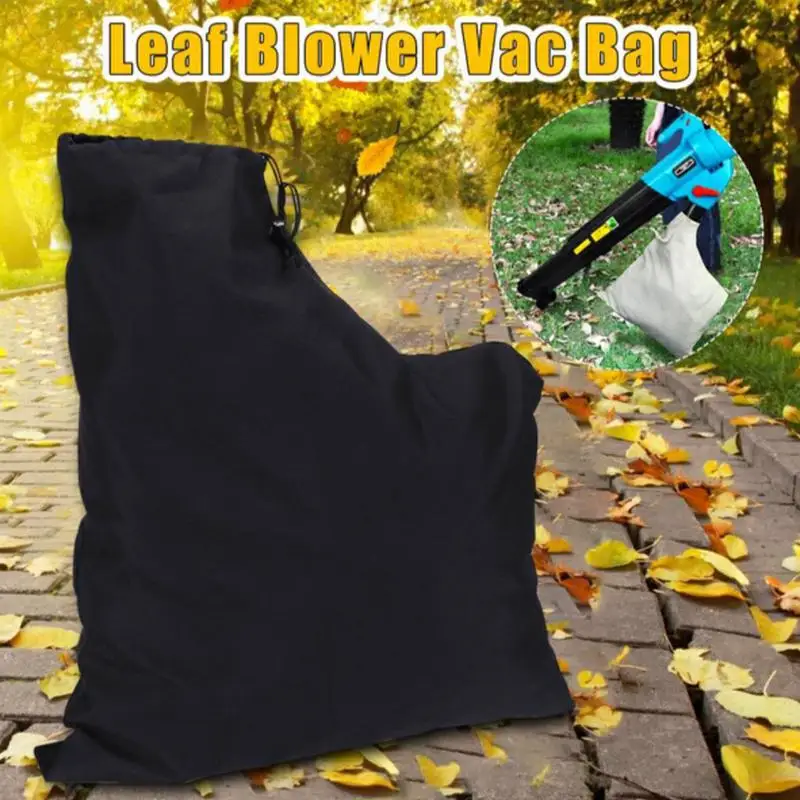 Universal Leaf Blower Bag Falling Leaf Vacuum Bottom Bag Garden Vacuum Bags With Zipper Garden Leaf Shredder Collection Bags