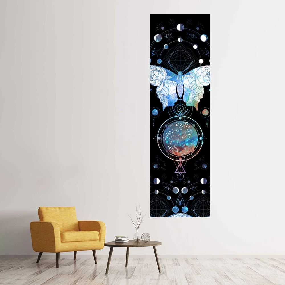 Tarot Tapestry  Psychedelic Scene Home Decoration Art Tapestry Hippie Bohemian Decoration Divination  Hanging Sheets