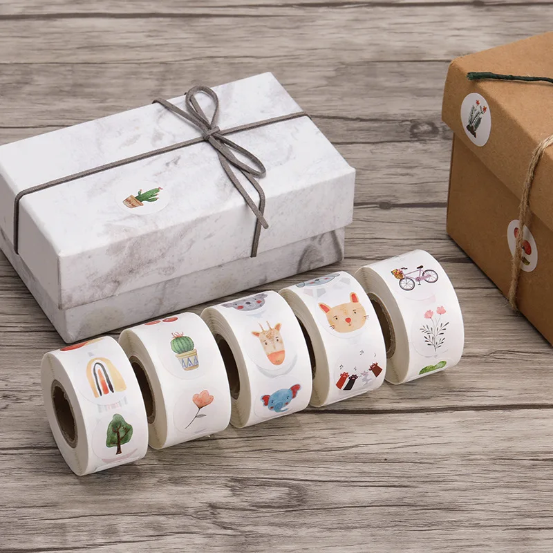 500pcs Reward Labels Sticker Fun Motivation Animal Sticker for School Teacher Student Stationery Stickers Kids Decorative Label