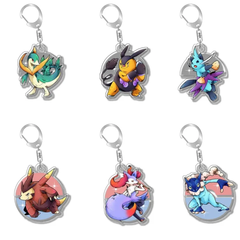 Coleção Swampert Pignite Dewigos Samurott, Chaveiro de Acrílico Original Feito à Mão, Brinquedo de Anime Fofo, Presente