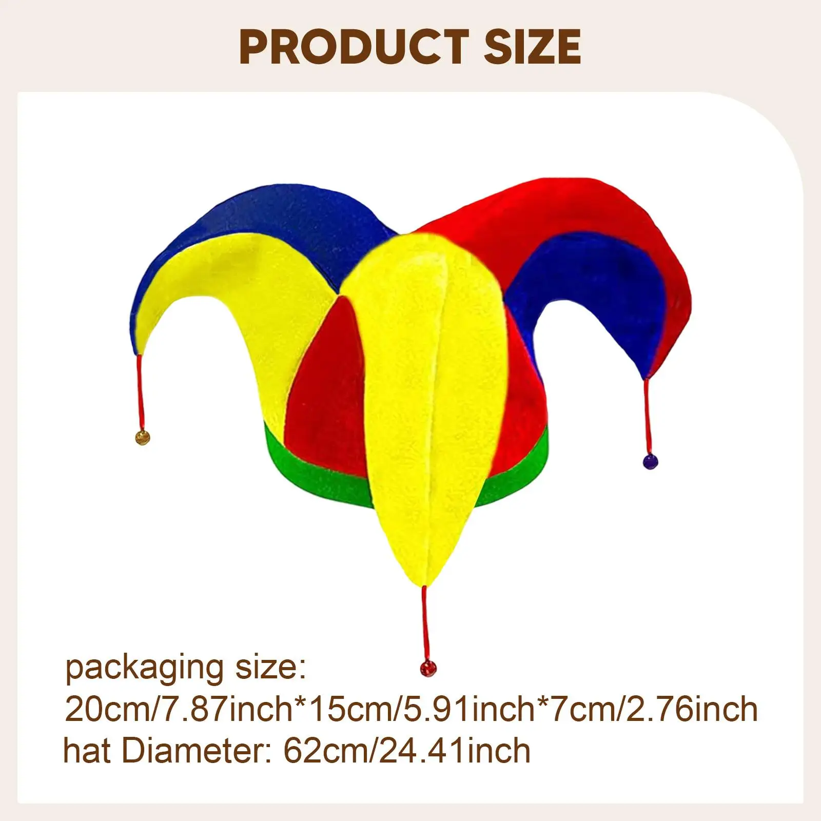 ฮาโลวีนหมวกตัวตลกมาร์ดิกราส์ปาร์ตี้หมวกแปลกใหม่ผู้หญิงผู้ชายเทศกาลหมวก